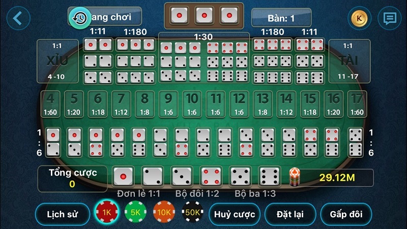 Chơi game tài xỉu online Xoso6611 cần có chiến thuật